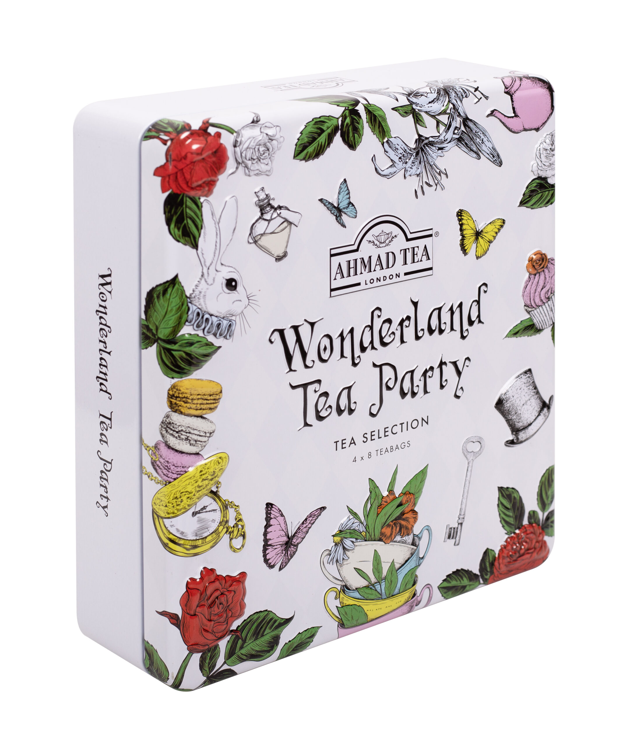 Wonderland Tea Party Μεταλλική Κασετίνα - 32 φακελάκια αλουμινίου - Image 4