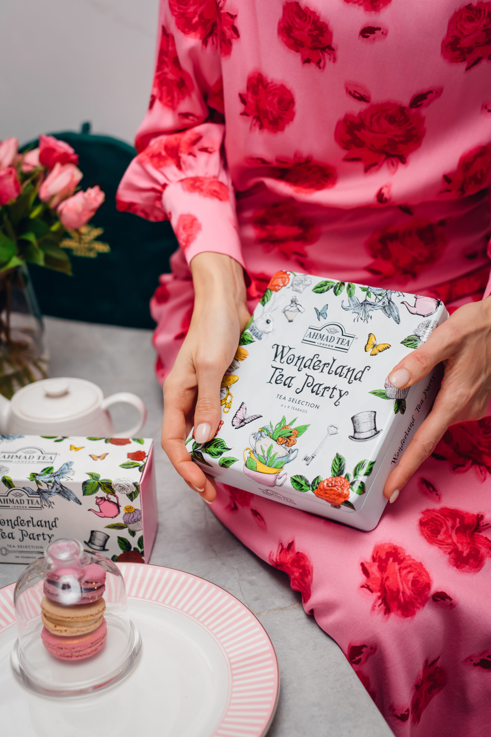 Wonderland Tea Party Μεταλλική Κασετίνα - 32 φακελάκια αλουμινίου - Image 3