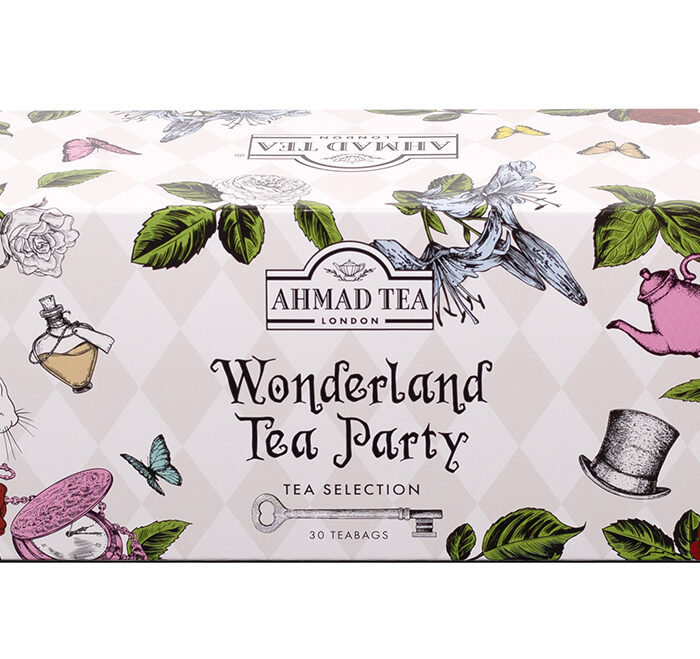 Wonderland Tea Party Χάρτινη Κασετίνα - 30 φακελάκια αλουμινίου