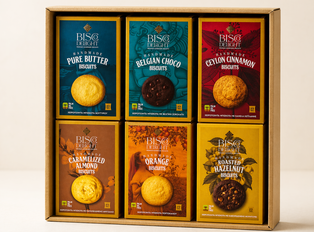 Bisco Delight Pack 6 Συσκευασιών Μπισκότων (6x100g) - Ahmad Tea