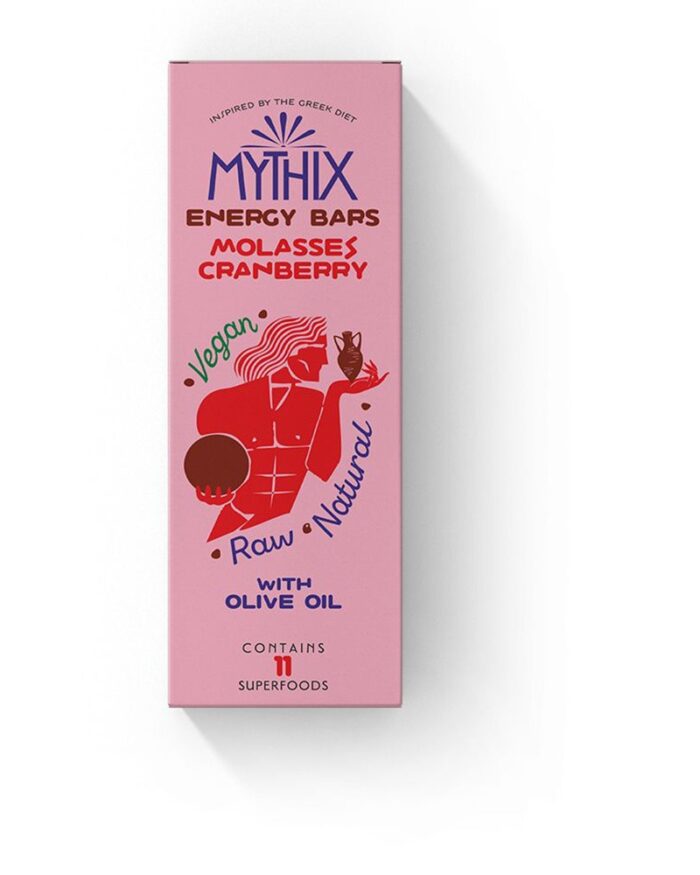 Energy Bar Μελάσα - Κράνμπερι 50gr (VEGAN)